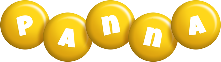 Panna candy-yellow logo