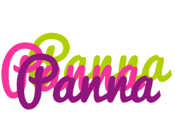 Panna flowers logo