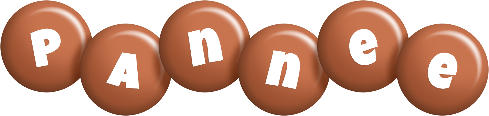 Pannee candy-brown logo