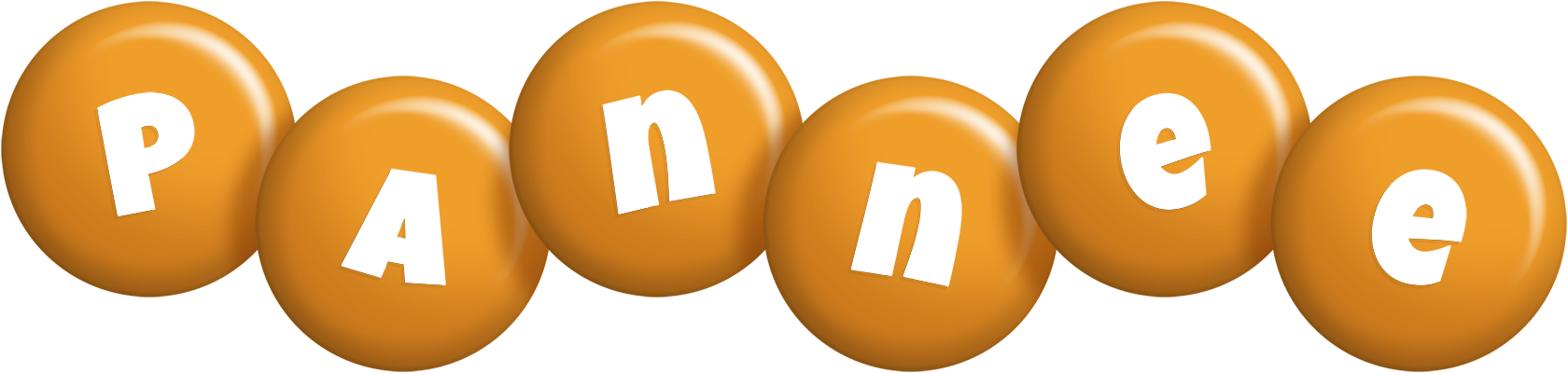 Pannee candy-orange logo