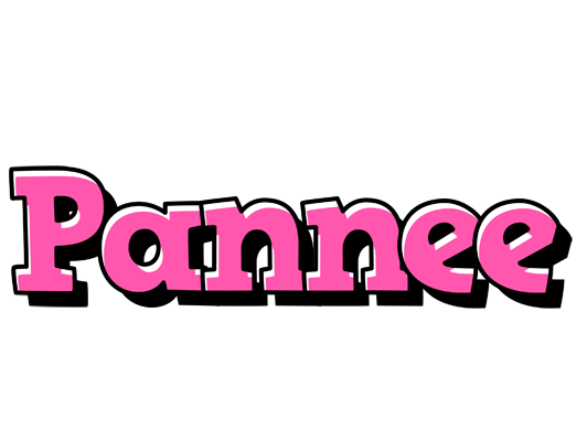 Pannee girlish logo