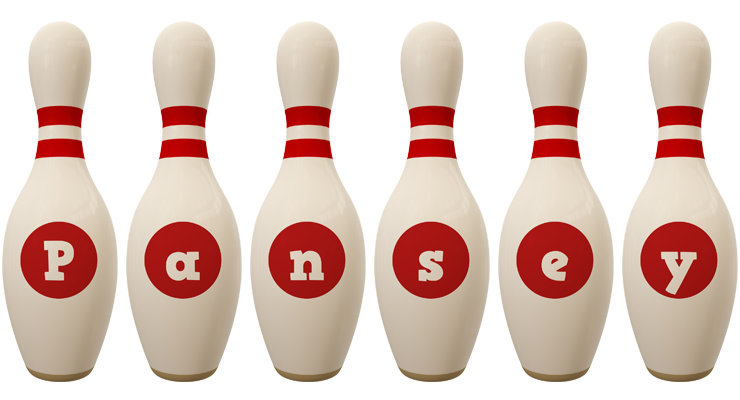 Pansey bowling-pin logo