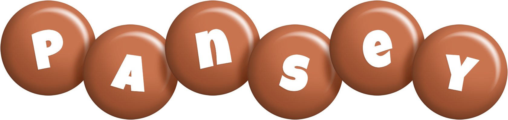 Pansey candy-brown logo