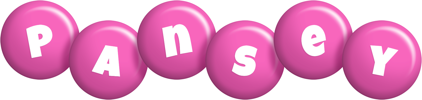 Pansey candy-pink logo