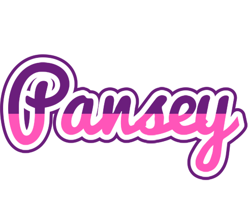 Pansey cheerful logo