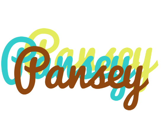 Pansey cupcake logo