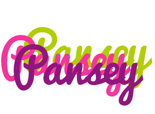 Pansey flowers logo