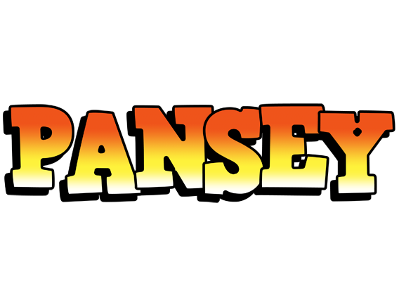 Pansey sunset logo