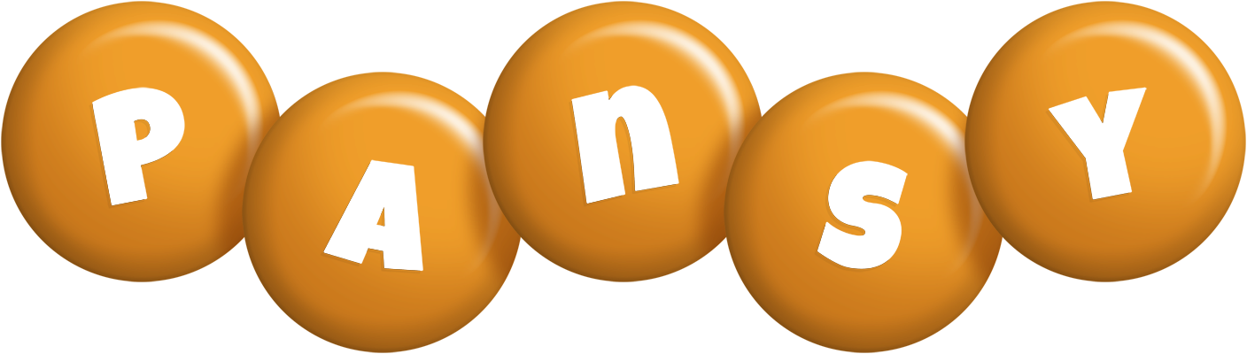 Pansy candy-orange logo
