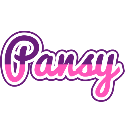 Pansy cheerful logo