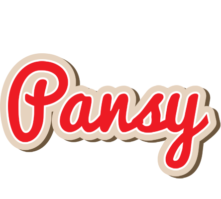 Pansy chocolate logo