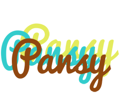 Pansy cupcake logo