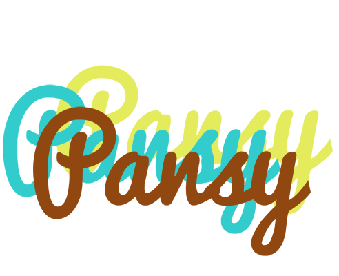 Pansy cupcake logo