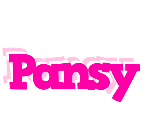 Pansy dancing logo