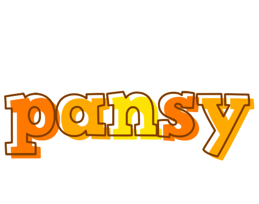 Pansy desert logo