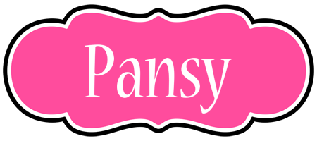 Pansy invitation logo