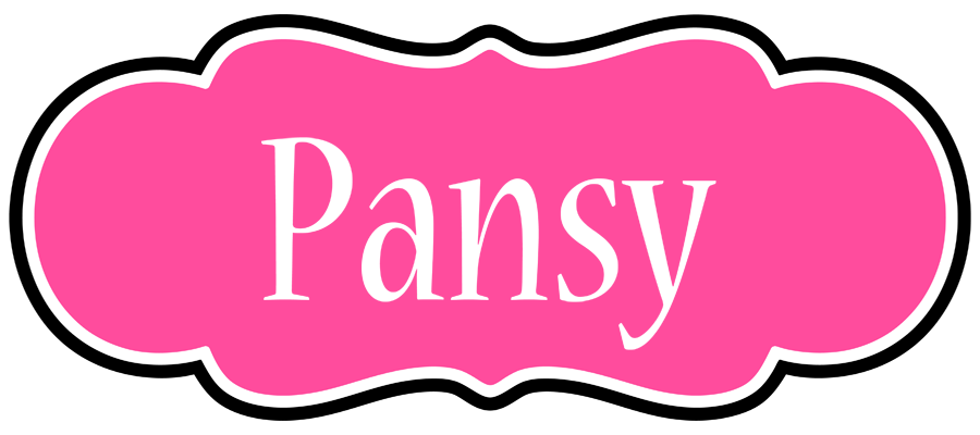 Pansy invitation logo