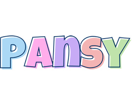 Pansy pastel logo