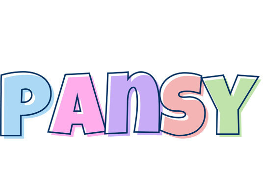 Pansy pastel logo