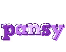 Pansy sensual logo