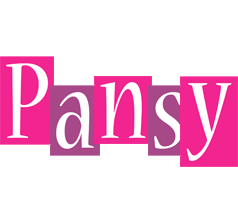 Pansy whine logo