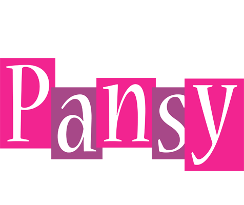 Pansy whine logo