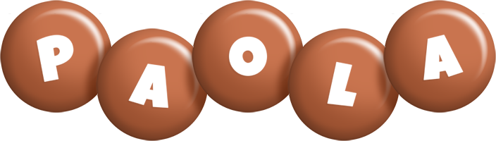 Paola candy-brown logo