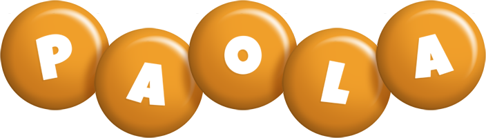 Paola candy-orange logo
