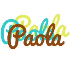 Paola cupcake logo