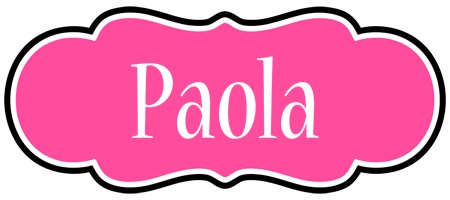 Paola invitation logo