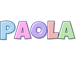 Paola pastel logo
