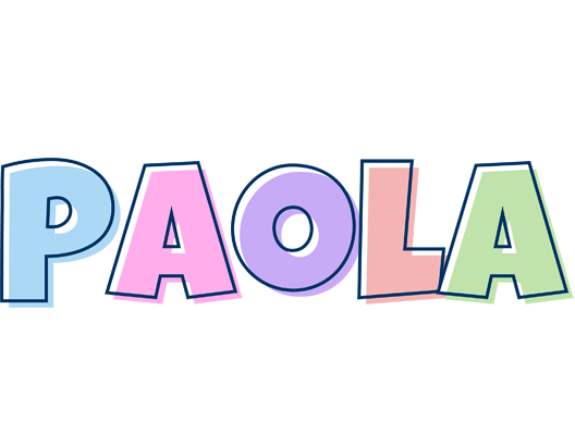 Paola pastel logo