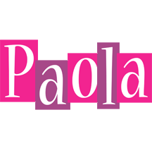 Paola whine logo