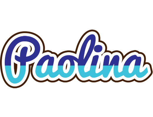 Paolina raining logo