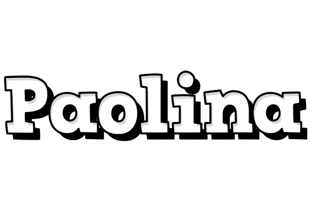 Paolina snowing logo