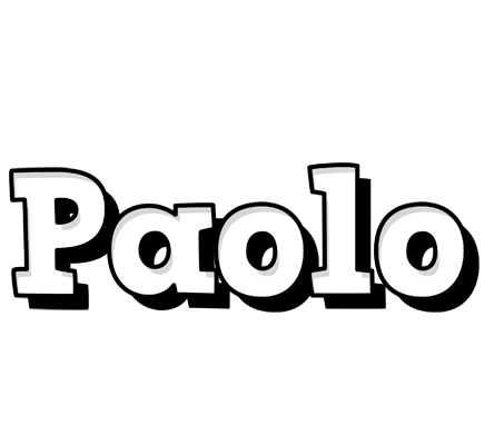 Paolo snowing logo