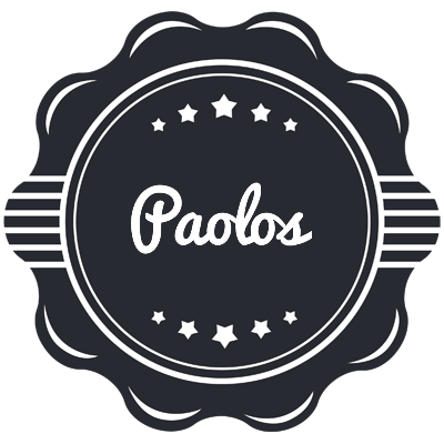 Paolos badge logo