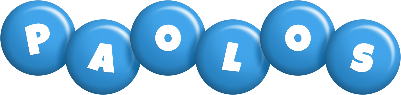 Paolos candy-blue logo