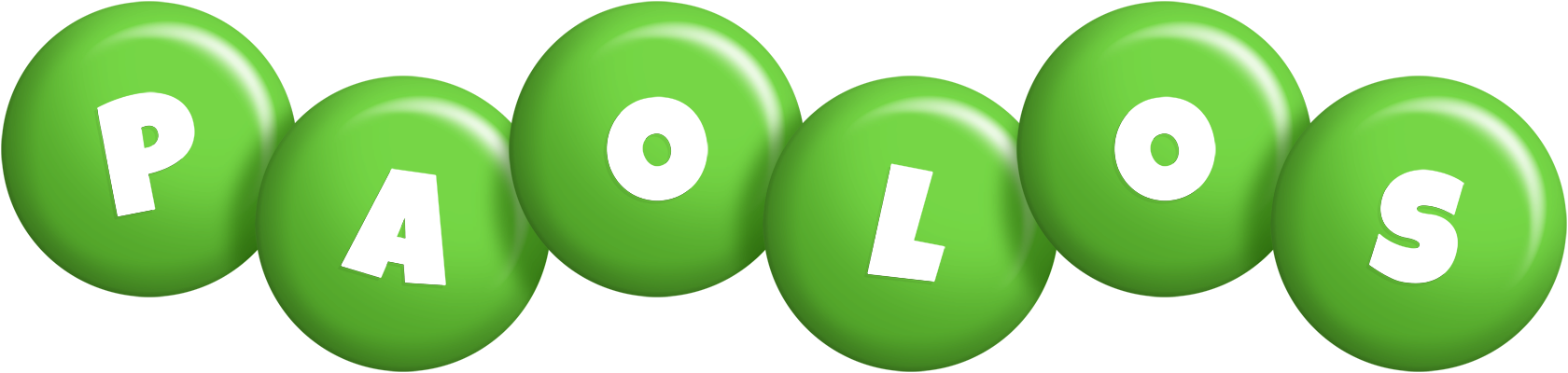 Paolos candy-green logo