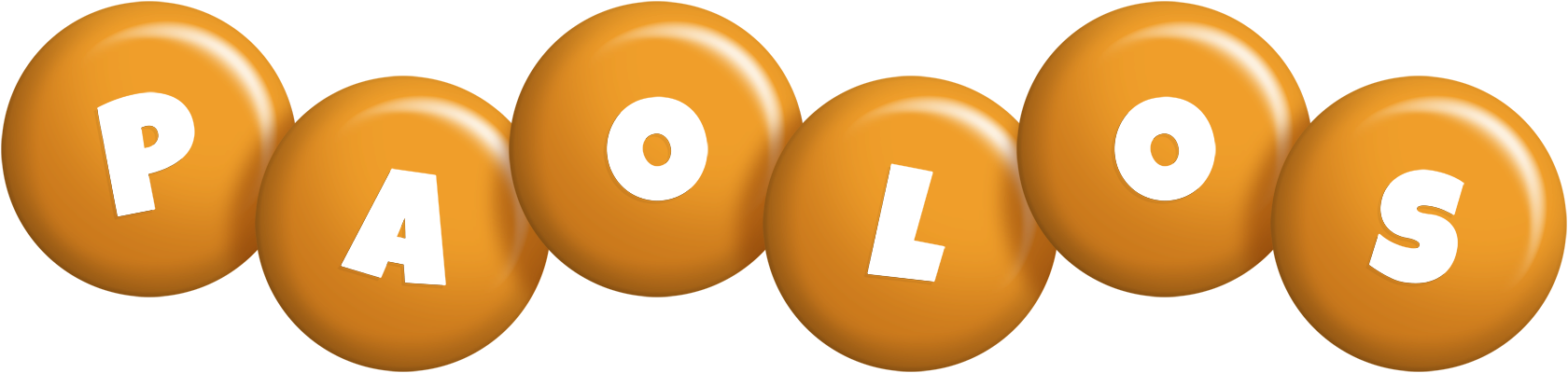 Paolos candy-orange logo