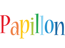 Papillon birthday logo