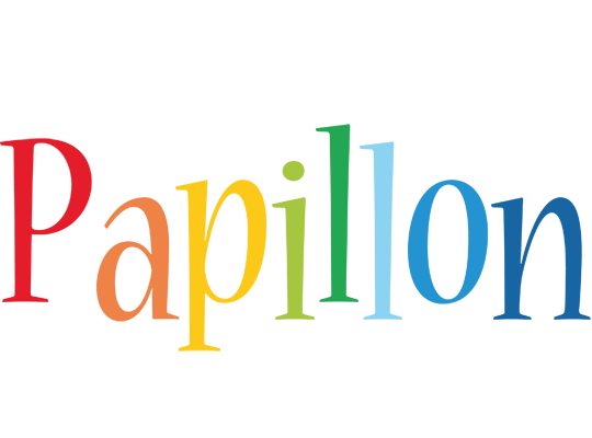 Papillon birthday logo