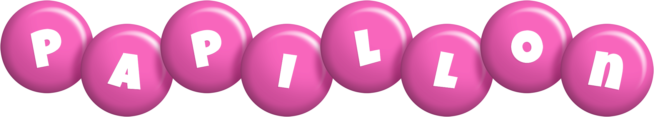 Papillon candy-pink logo