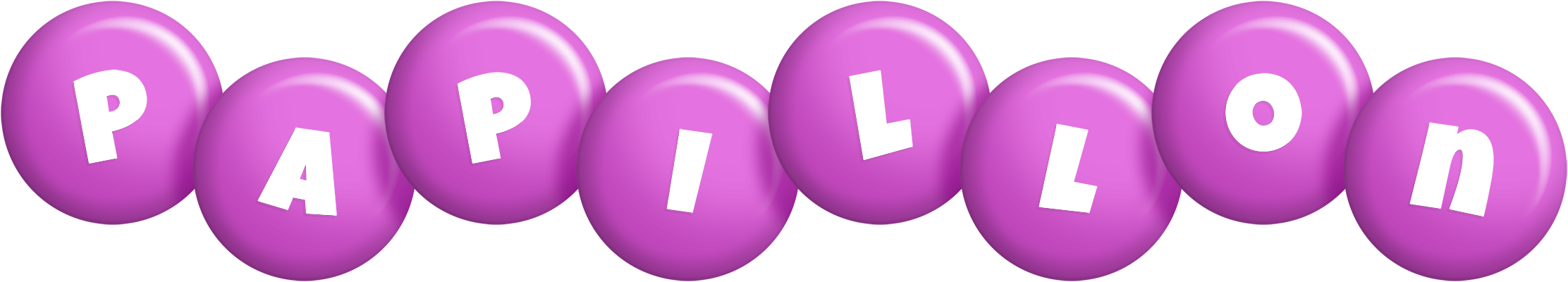 Papillon candy-purple logo