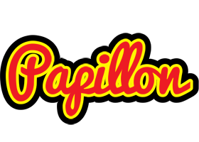 Papillon fireman logo