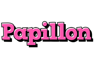 Papillon girlish logo