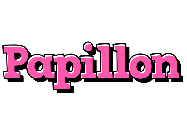 Papillon girlish logo