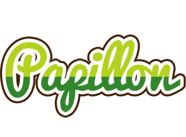 Papillon golfing logo