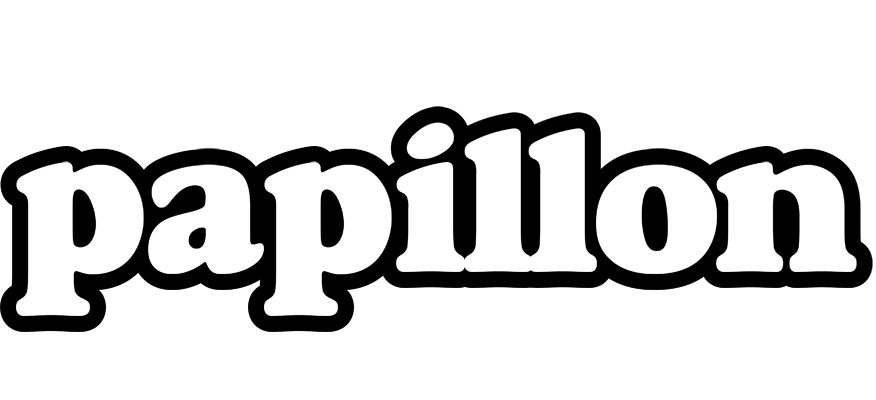Papillon panda logo