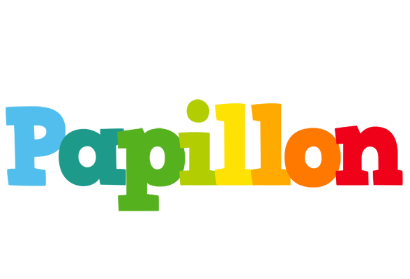 Papillon rainbows logo